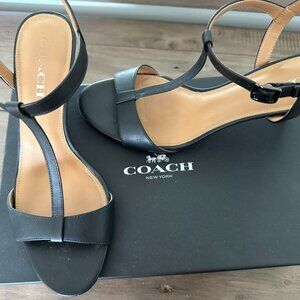 Coach Heels (Melodie Semi Matte Calf Black)